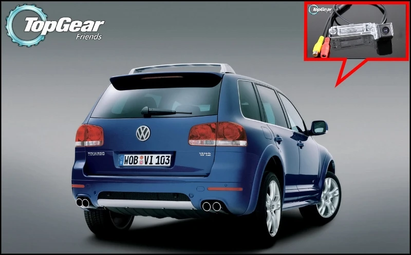 

Car Camera For Volkswagen VW Touareg 7L MK1 High Quality Rear View Back Up Camera For TopGear Fans | CCD + RCA
