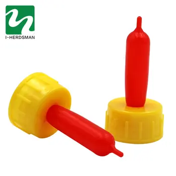 

20pc sheep nipple Milk Drink Nipple Soft Rubber Pacifier For Teat Feed Orphaned Lamb Pup Dog Foal Calf Screw Sprite Coke Bottle