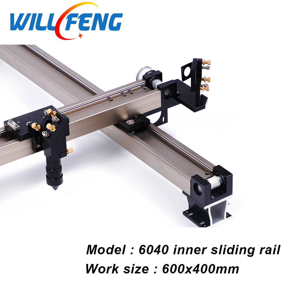 

Will Feng 6040 Whole Set DIY Inner Slide Guide Rail For Assemble Co2 Laser Cutter Engraving Machine All Install Mechanical Part