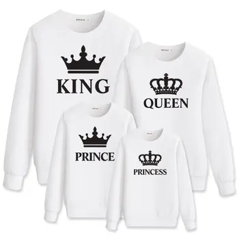 

MVUPP fashion family dress outfits matching sweatshirt hoody for family father mother daughter son look mommy and me dad clothes