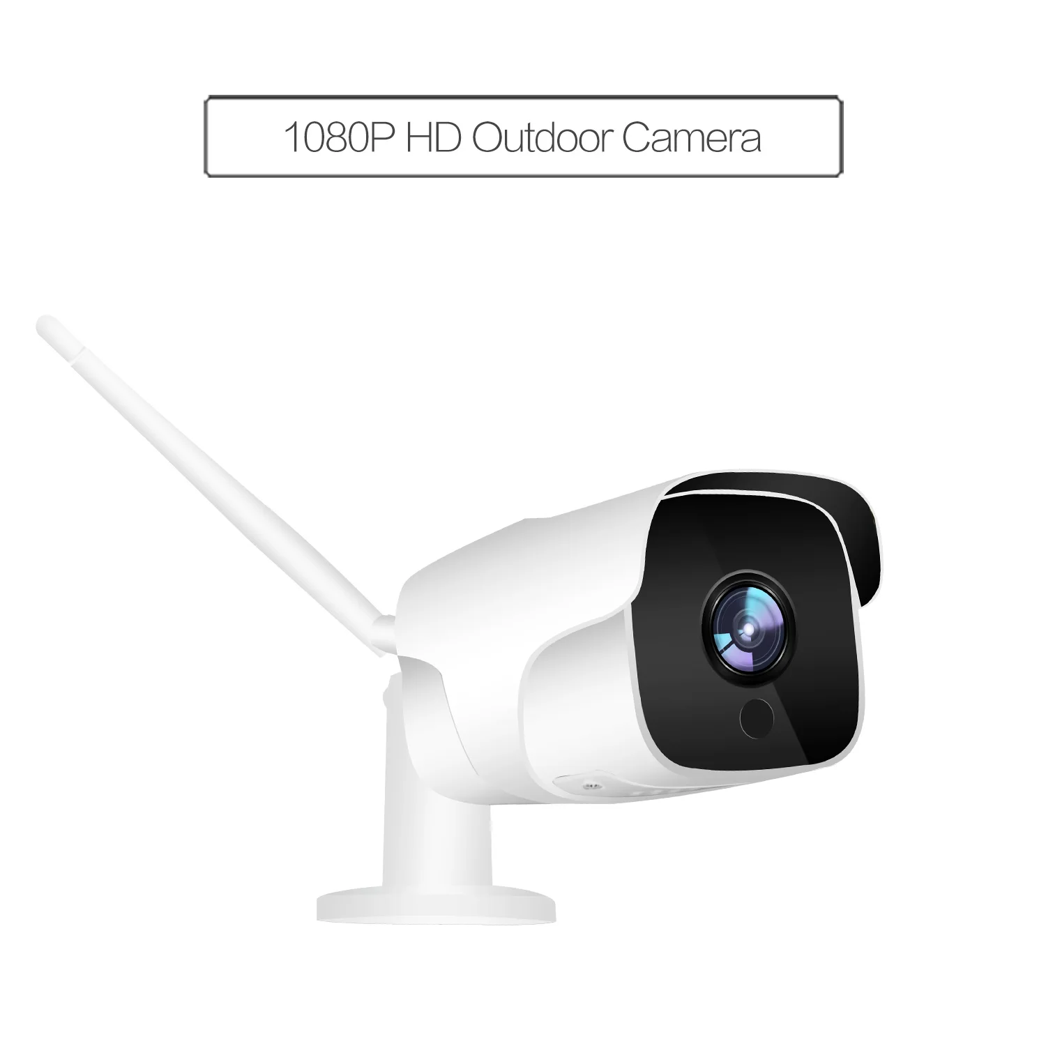 

1080P WiFi Outdoor Security Camera IP66 Waterproof Bullet IP Camera with 2-Way Audio Night Vision Motion Detection