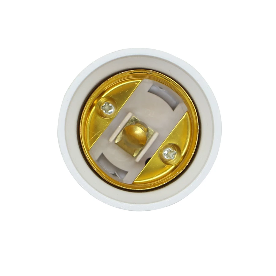 GU10 к E27 адаптер основы лампы би-контактный разъем к эдисону винтовой светильник конвертер Жаростойкие до 200℃ без пожарной опасности