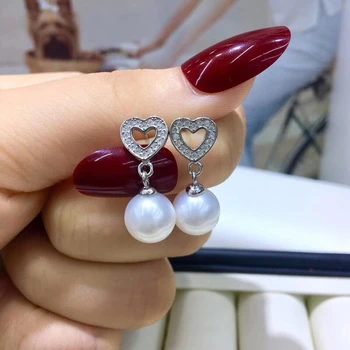 

925 Sterling Silver Earrings Component Findings Stud Earrings Settings Mountings Parts Mounts for Pearl Jade Corals Stones Beads