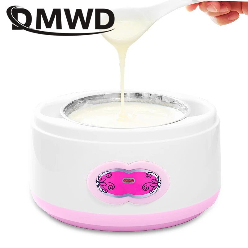 DMWD автоматический изготовитель йогурта рисовое вино Natto Fermenter Электрический Buttermilk кислый крем ферментационная машина с йогуртом стеклянная чашка ЕС