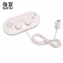 HAOBA Wired Classic Controller host Gaming Joystick Gamepad Controller For Wii 1 Remote Console Video Game