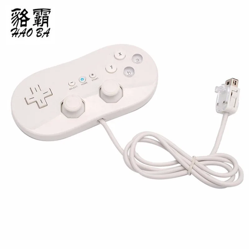 HAOBA Wired Classic Controller host Gaming Joystick Gamepad Controller For Wii 1 Remote font b Console