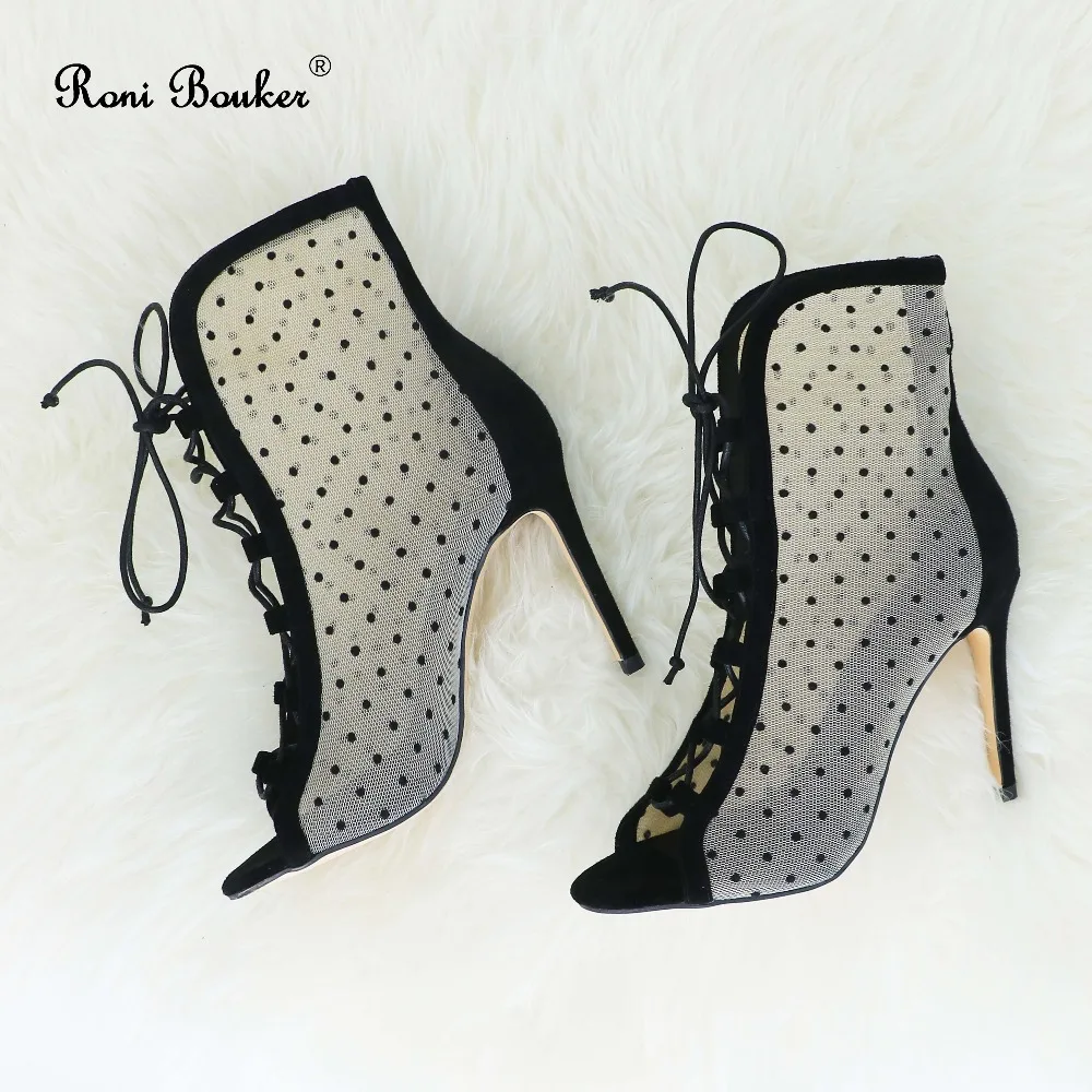 Peep Orteils Aiguille Noir Hauts Fête Patent Mode De Size42 Chaussons Tenue Talons silver Femme black Lacets Femmes Grand Chaussures Patent Talon Suede Black Pour Bottines À tqw86X00