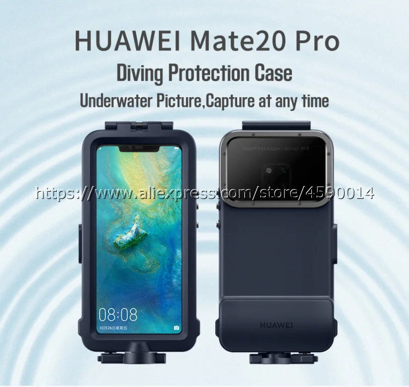 Чехол для подводного плавания для huawei mate 20 Pro, защитный чехол для дайвинга, водонепроницаемый Официальный чехол для подводной съемки mate 20 Pro