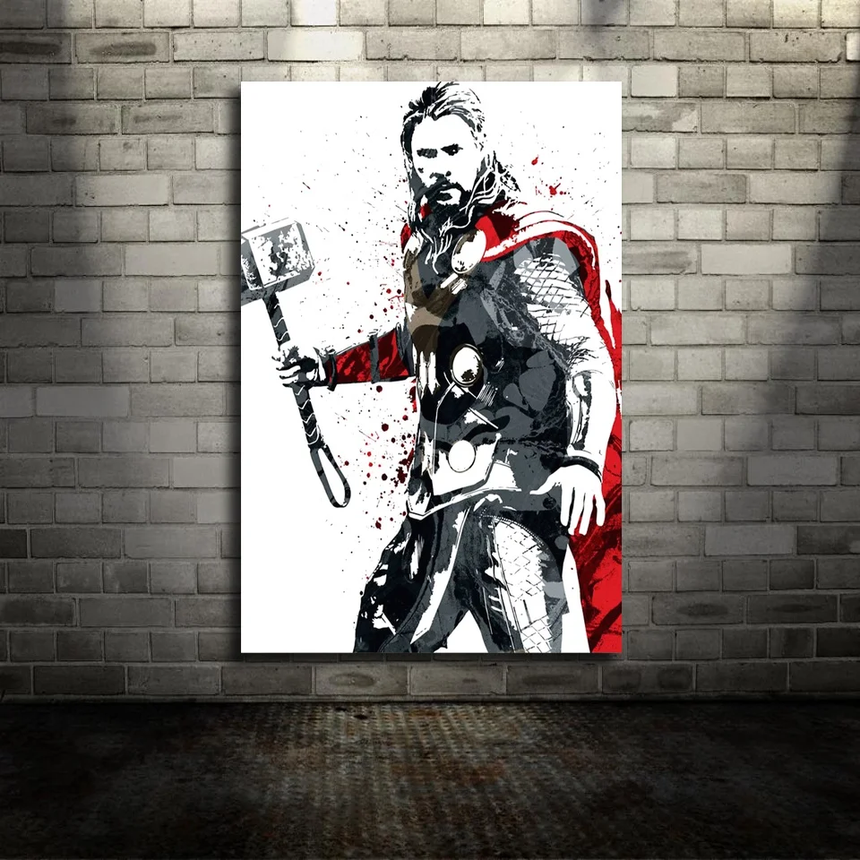 

Thor Marvel Movie Canvas Poster Wall Art Print Kids Decor Home Decor