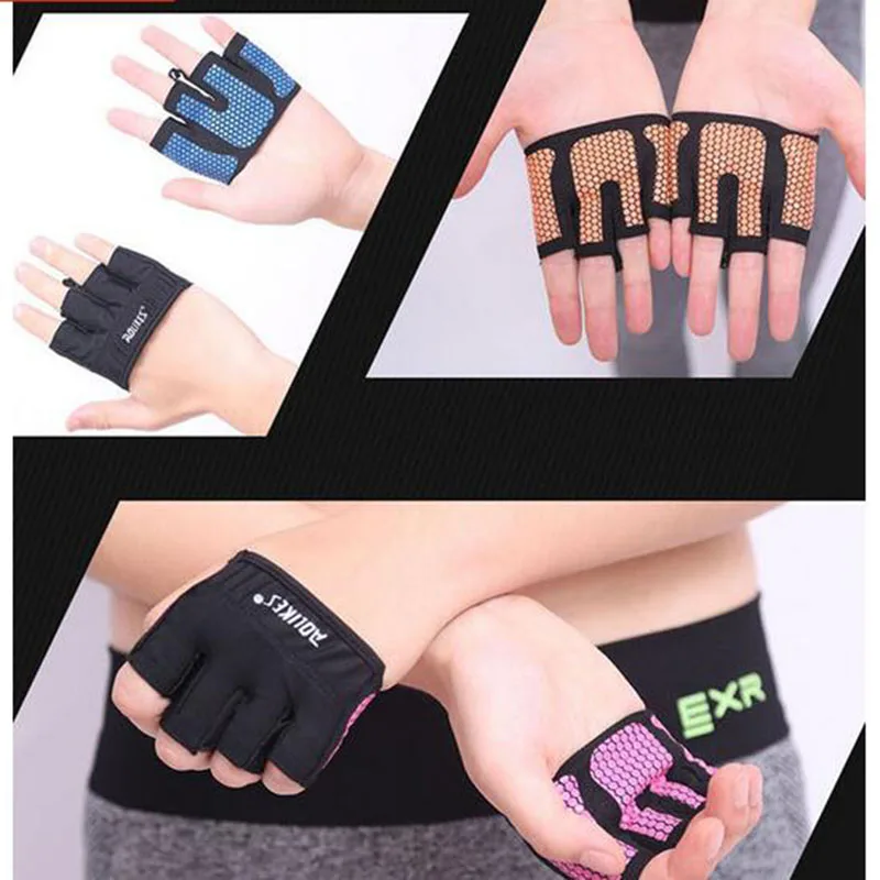 1 Pair Anti-skid Men & Women Dumbbell Weight Training Gym Gloves Body Building Exercise Training Sports Fitness Gloves Cross Fit 1 Pair Anti-skid Men & Women Dumbbell Weight Training Gym Gloves Body Building Exercise Training Sports Fitness Gloves Cross Fit