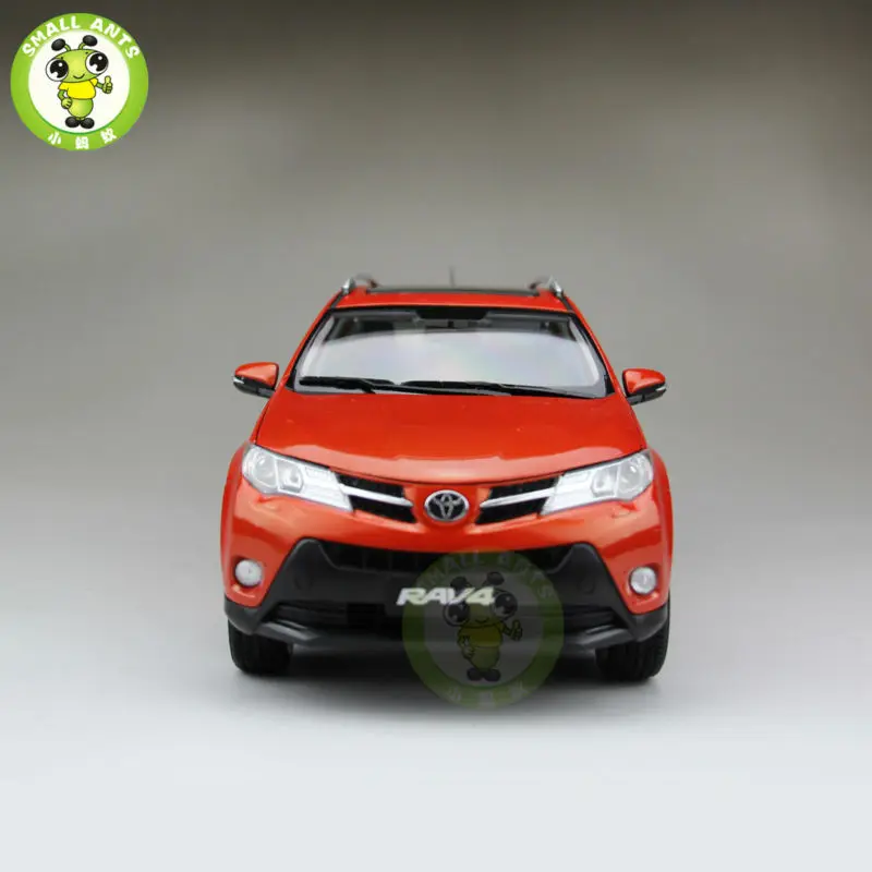 1:18 RAV4 литая модель автомобиля SUV игрушки для подарков коллекция хобби оранжевый