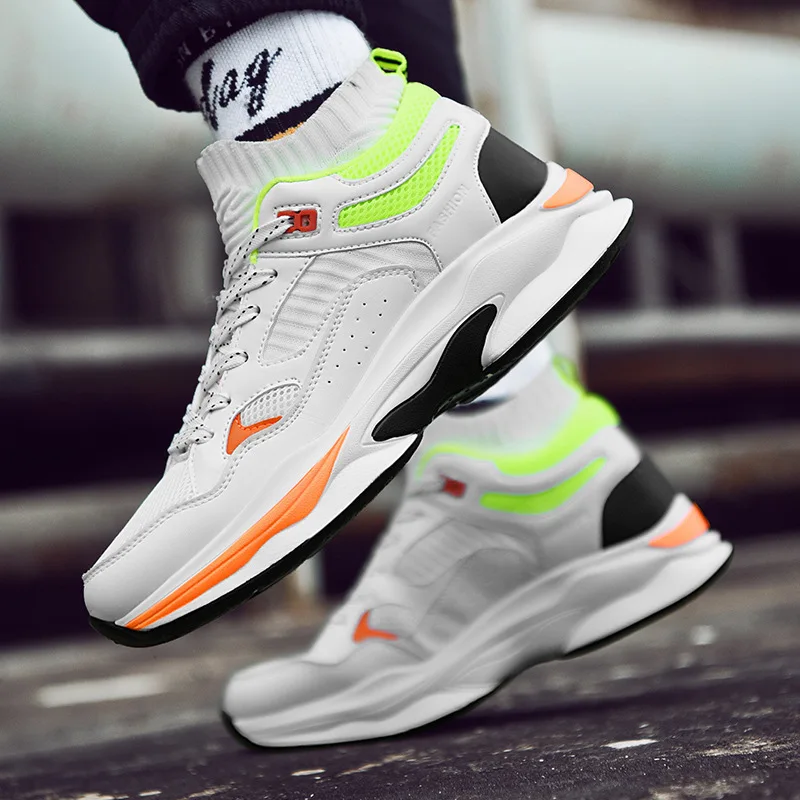 

2019 New High-elastic flying woven socks shoes non-slip wear-resistant old shoes students fashion classic outdoor tide shoes
