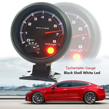 Водонепроницаемый 12v автомобиль Тахометры датчик измеритель Led переключения светильник 0-8000 об/мин, новинка