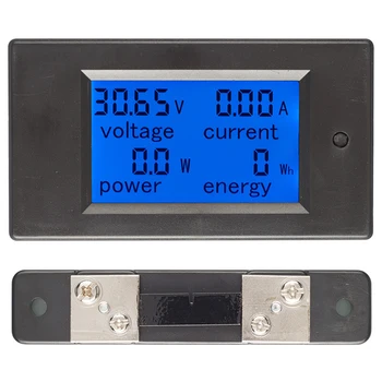 

DC 6.5-100V 0-20A LCD Electric energy meter battery tester Multimeter Ammeter Voltmeter DC digital voltage current power tester