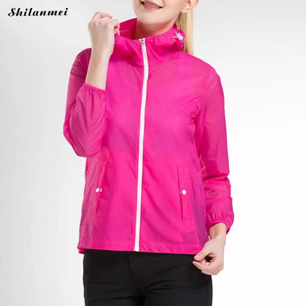 Women Quick Dry Exercise Jackets Outdoor Sport Skin Dust Coat Thin