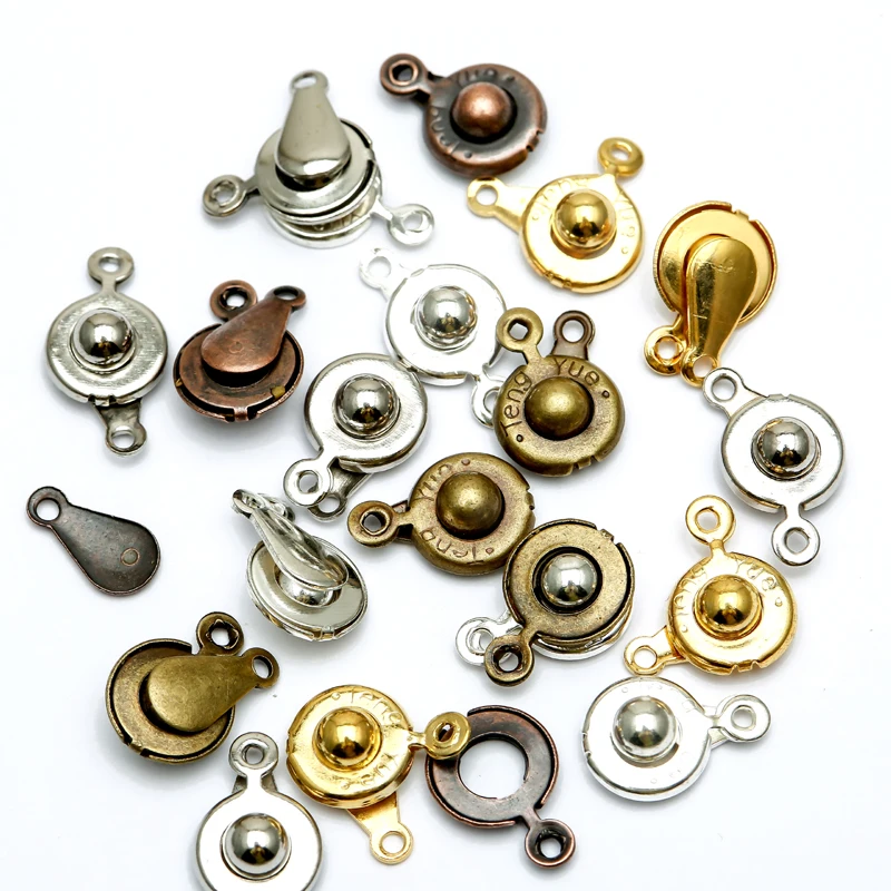 30pcs Fashion High Quality Craft Copper Snap Fastener Clasp Connector