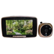 GSM Mobile Door Peephole Viewer Camera with 5.0 Inch TFT-LCD Digital Wide Angle Touch Screen Monitor With Multi-Language Voice