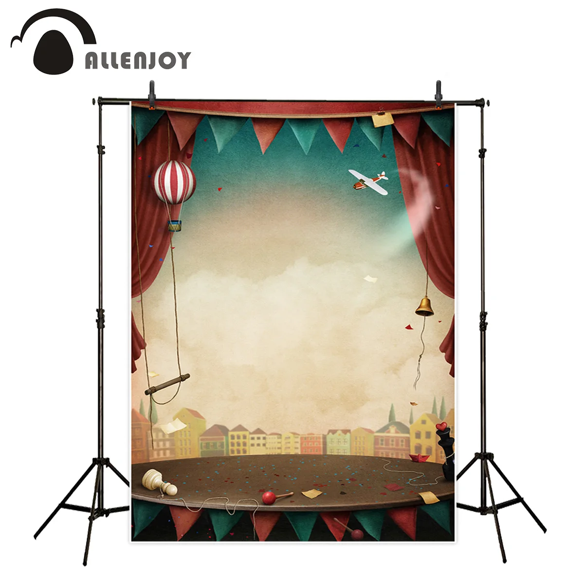 Allenjoy фон для фотосъемки цирк детская сцена детский душ профессиональная