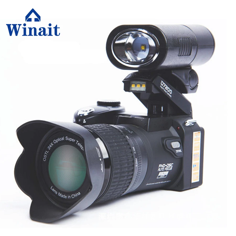 

Winait 33mp dslr camera 24x optical zoom 3.0" HD LTPS display