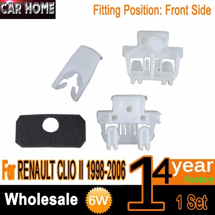Car Plastic Parts For RENAULT CLIO II MK2 2 Window Regulator Repair Kit