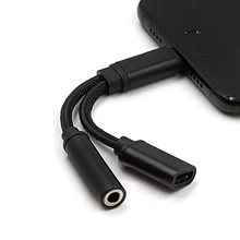 Кабель-адаптер для наушников type-C-3,5 мм для Xiaomi mi 6/note 3/mi x 2 2 в 1 usb type C-3,5 AUX аудио разъем адаптер для зарядного устройства