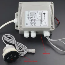 Круглая клавиатура простая массажная система управления ванной, Вихревой контроллер V-209E