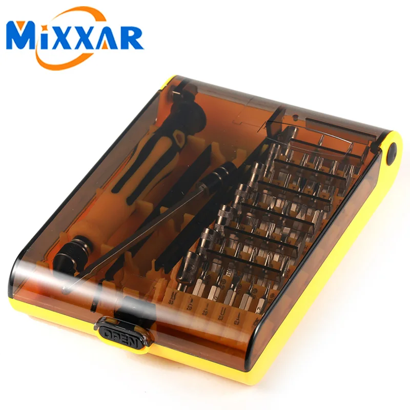 

Dropshipping Magnetic Screwdriver Set 45 In 1 Screwdriver Repair Tool Hand Tools Kit Dismantling for Phone Tablet PC Tool