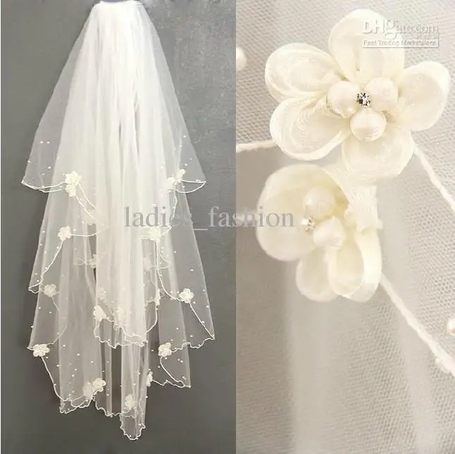 In Stock Wedding Accessories Bridal Veil Headpiece Tulle Fabric Gauze