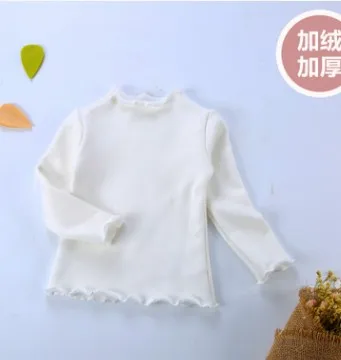 Сезон весна-осень; велюровые рубашки с длинными рукавами для девочек; зимняя теплая велюровая блузка; детская одежда для дня рождения; детская одежда; H7 - Цвет: Бежевый