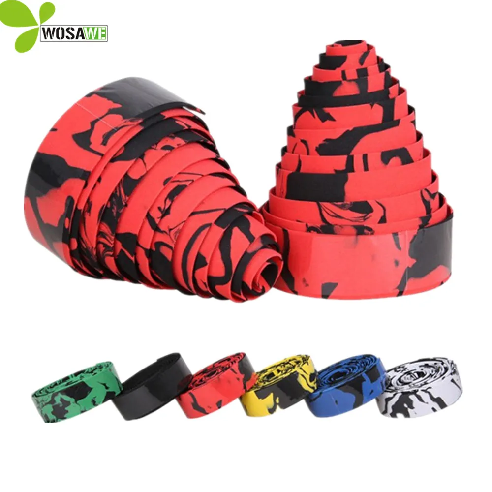 

WOSAWE Road Bicycle Handlebar Tapes Extreme Sports Cork Guidoline Band Rubber MTB Tape Handlebar Wrap Cycling Bike Accessories