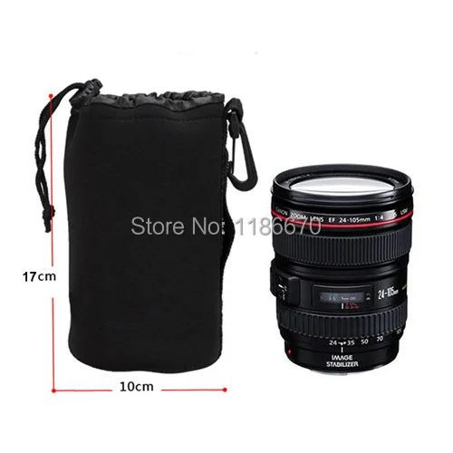 

Free Ship+Track Pro L Size Neoprene Soft Pouch Case Bag Cover Backpack for Canon Nikon Sony Pentax DSLR Digital SLR Camera Lens