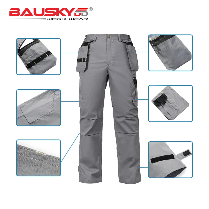 Рабочая одежда рабочие брюки для устойчивых Для мужчин механик ремонтник брюки рабочая одежда, штаны Бесплатная доставка B218