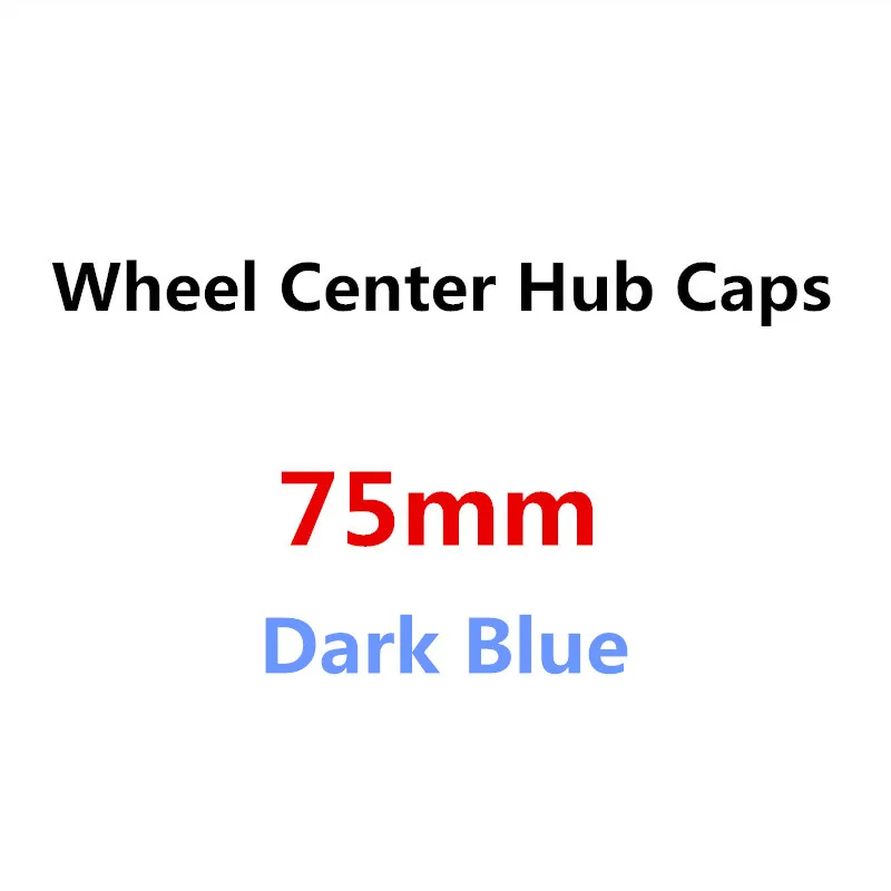 4X 75MM Car Wheel Center Cap Hub Caps Wheels Emblem Badge Logo For Mercedes Benz W212 C180 C300 W203 W205 W204 C E CLASS GLK GLC - Цвет: Синий