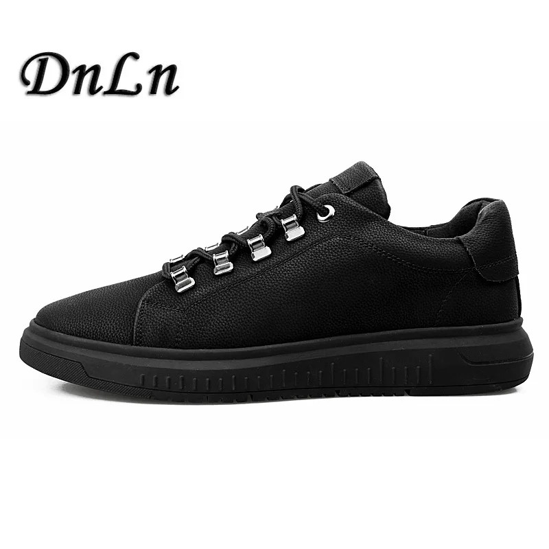 

2018 Fashion Comfortable Men Shoes Lace Up Men Flats Comfortable Zapatos Hombre Leather Flats Shoes Mens Footwear 30D50