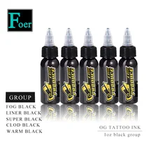 OG Tattoo Ink Dynamic Set 1oz 30ml/Bottle Black Tattoo Ink Microblading Pigments Tattoo Supplies Tools Tattoo Paint For Body Art import 3 bottled black color set tattoo pigments tattoo ink supplies