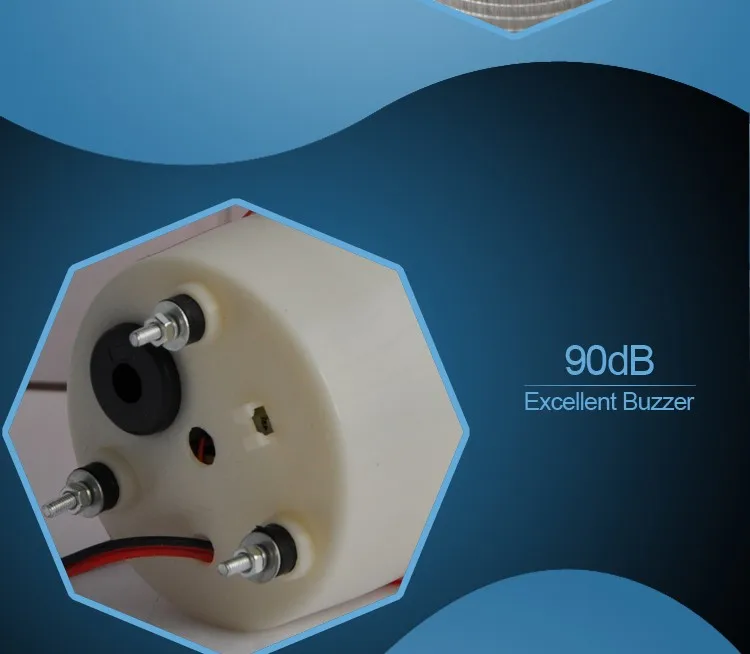 Flash Strobe Luzes Com Campainha de Alarme