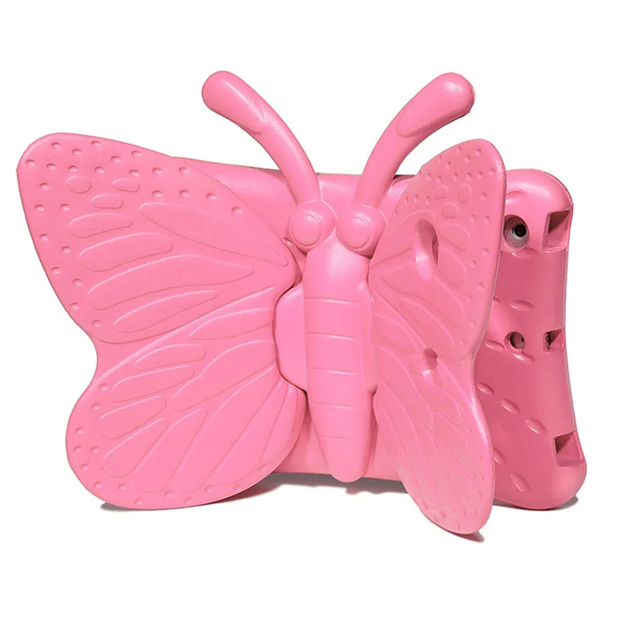 Kids Shockproof Case for iPad Mini 1 2 3 4 Cartoon Butterfly Childen Safe EVA Tablet Protecitve Case Stand Cover +Pen (20)