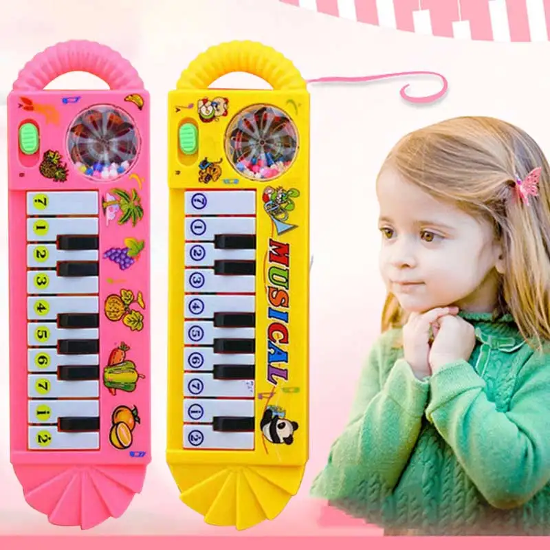 Младенческой малыша развивающие игрушки Пластик дети музыкальные фортепиано Ранние развивающие игрушки инструмент подарок-17 NSV775