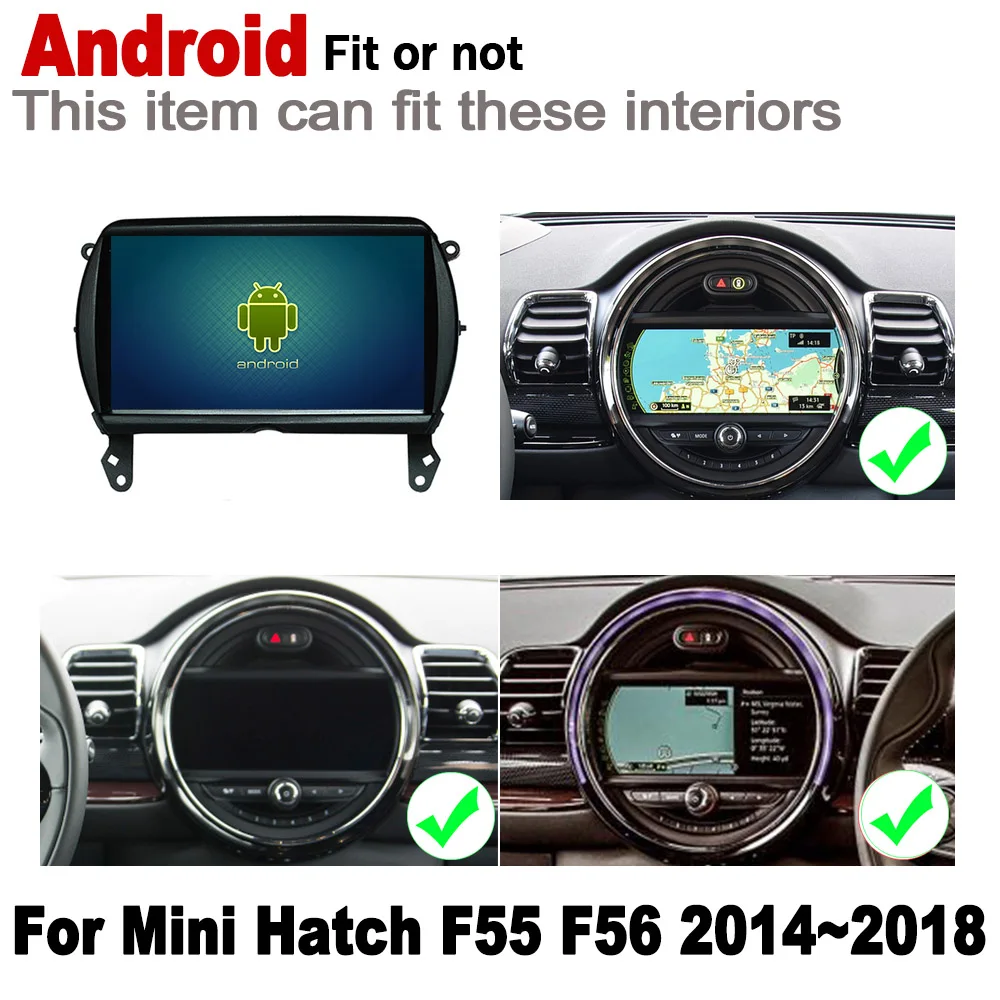 HD экран стерео Android 7,0 Автомобильный gps Navi карта для мини-Люка F55 F56~ стиль мультимедийный плеер Авто Радио