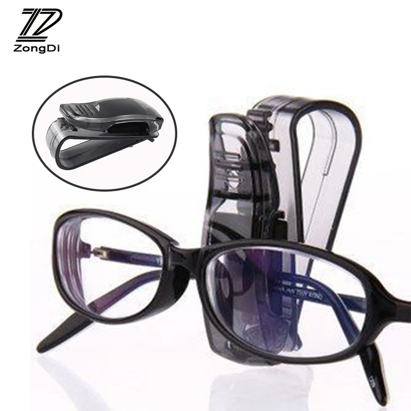 

ZD 1Pc car glasses folder S-type Glasses / Paper clip for Renault duster megane 2 Mazda 3 6 cx-5 VW polo Audi a4 b6 accessories