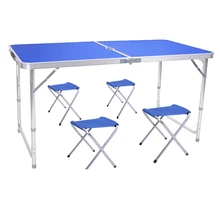 Подъемный устойчивый стол для кемпинга, многофункциональный открытый набор стола и стула, простой портативный стол для пикника, обеденный стол, уличная мебель