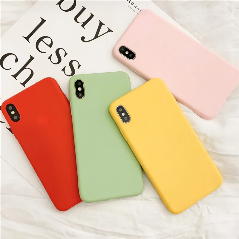 For iphone case fashion Colorful color Phone Cases For iphone 7 6 6s 8 plus case For iphone X XS XR max Back Cover Soft Silicone For iphone case fashion Colorful color Phone Cases For iphone 7 6 6s 8 plus case For iphone X XS XR max Back Cover Soft Silicone
