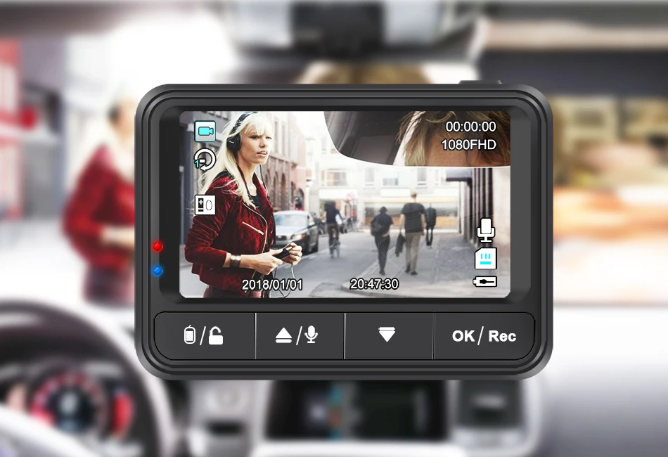 5 Ruccess H550 Dash Camera Car DVR FULL HD 1080P Novatek 96658 IMX323 WDR Parking Guard 170 Degree 2.45 inch IPS Screen