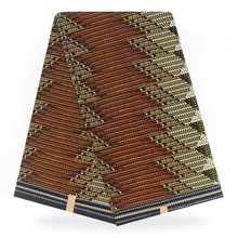 Горячая настоящий, из Анкары воск высокого качества горячий воск настоящий голландский Африканский вощеная ткань настоящий для лоскутного шитья 6yd