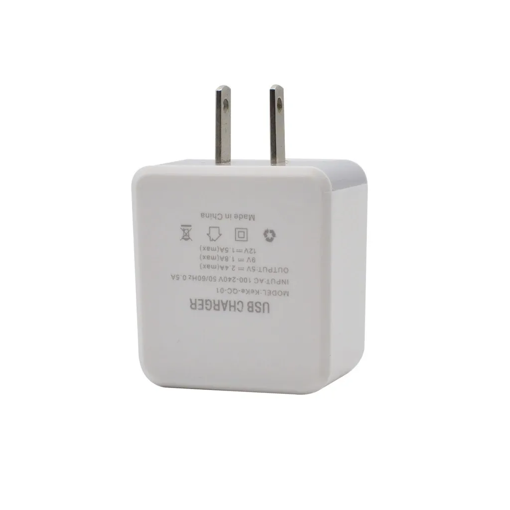 Новое быстрое зарядное устройство USB QC3.0 для iPhone samsung вилка стандарта