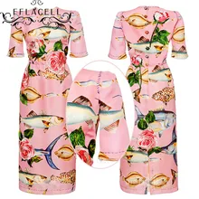 FFLACELL 2 метра ткани Мультфильм Подводный мир Рыбы ткани с принтом материал для рукоделия украшения ткани в ширину 140 см