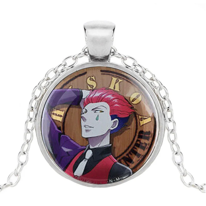 Аниме Охотник х ожерелье кулон фигура Гон Freecss Killua Zoldyck Kurapika Hisoka Leorio крутящий
