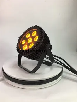 

12 pieces IP65 rating led stage lights 7*15W led par 5in1 rgbwa outdoor wall design waterproof led par can light