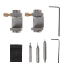 Зажим ключа приспособление дублирующий режущий станок для автомобиля ключ копировальный инструмент универсальный