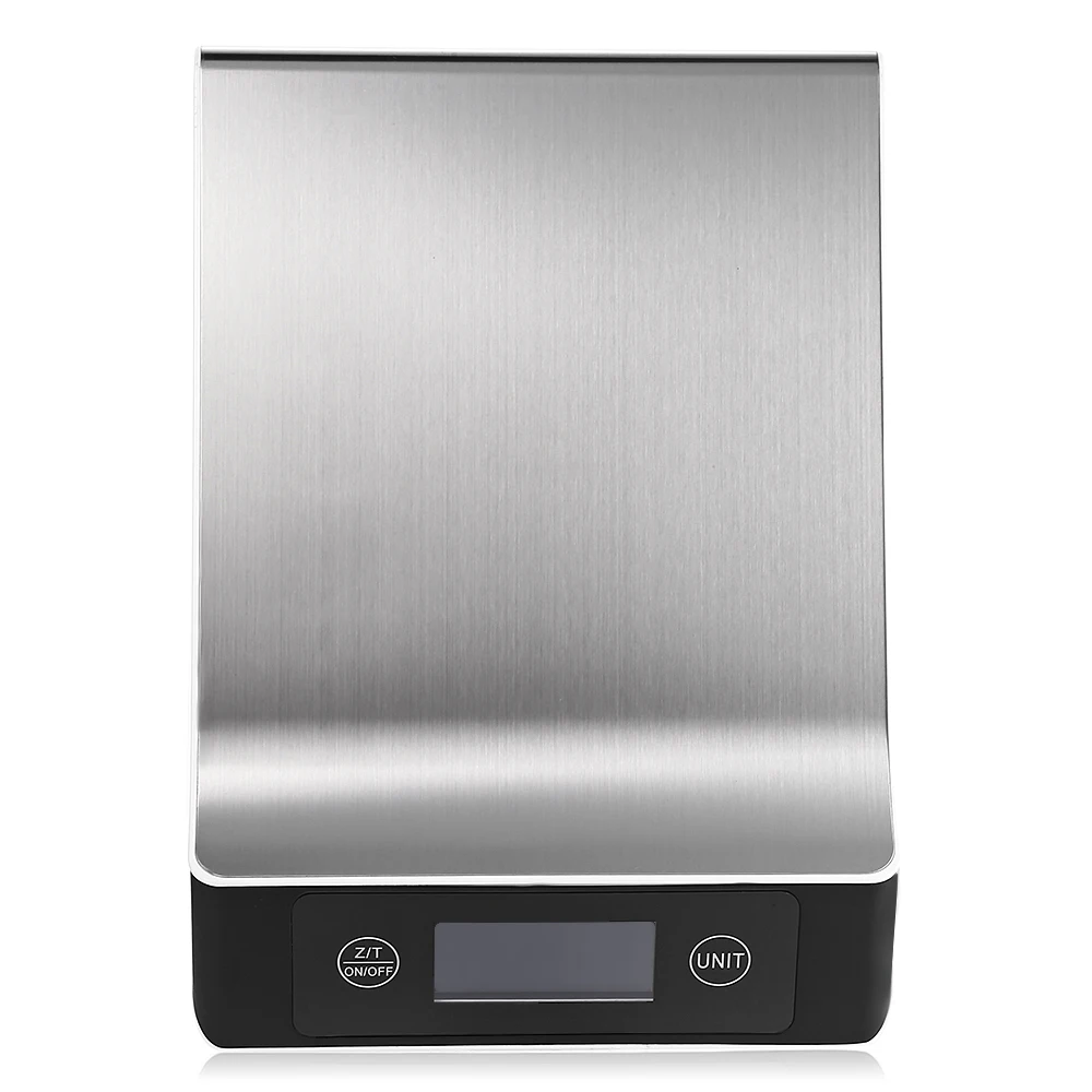 baratas Aço inoxidável 15 KG 1G Balança Portátil Balança de Cozinha Digital Com Plataforma Baking Food Diet Postal Eletrônico LCD peso